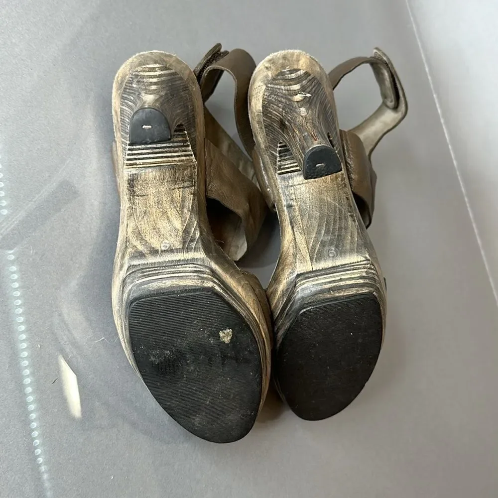 Calleen Cordero x Cordero Platform Leather Heels – Size 9 (A-1512)